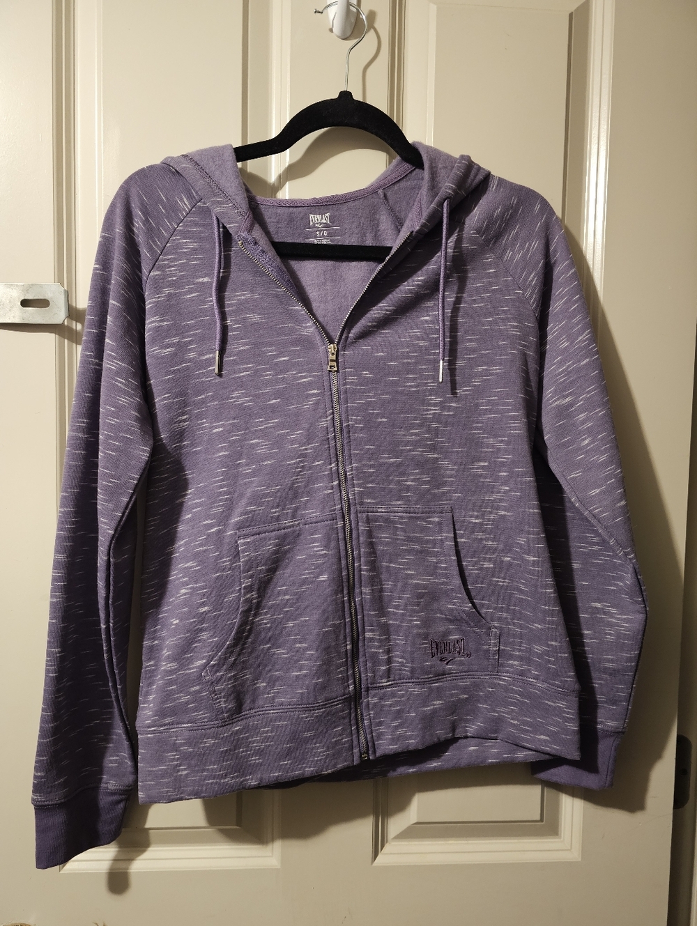 Everlast Lavender Space-Dye Full-Zip Hoodie